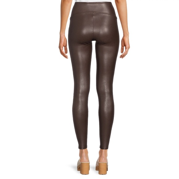 Women’s Faux Leather Leggings Various Sizes - Picture 5 of 7